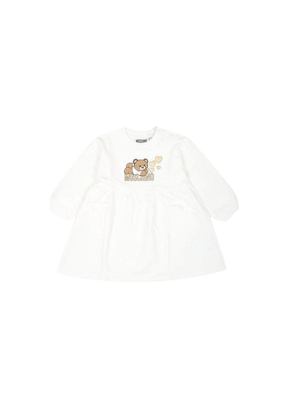 Featured image for “Moschino Vestito Avorio Teddy Bear”