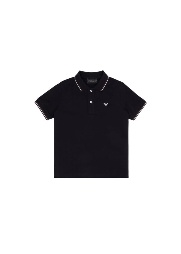 Emporio Armani Polo in Piquet Stretch